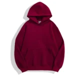16.9oz 480gsm Heavy Weight Cotton Plus Velvet Hooded Sweater Men Thickened Tight Polar Fleece Pullover Hoodie Women Sweatshirt - Image 8