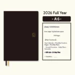 Kinbor Notebook 2026 Planner A5 A6 Full Year Agenda Schedule Daily Timeline Weekly Plan Efficiency Notebooks for School Office - Image 9