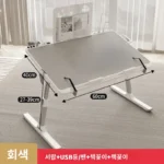 Adjustable Laptop Bed Tray Table Portable Standing Desk with Storage Drawer Foldable Lap Tablet for Sofa Comfortable Viewing - Image 12