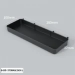Pegboard combination desktop storage kit, vertical and clip-type pegboard display panels, suitable for home office storage. - Image 25