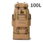 80L/100L  Mountaineering Bag Climb Bag Tactical Backpacks Large Backpack Outdoors Hiking Camping Travel Bags - Image 20