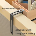 Desk File Organizer Mesh 5-Tier, Hanging Wall Mount Document Organization Stand, Desktop Vertical Mail Paper Folder Holder Rack - Image 3