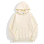 16.9oz 480gsm Heavy Weight Cotton Plus Velvet Hooded Sweater Men Thickened Tight Polar Fleece Pullover Hoodie Women Sweatshirt - Image 7