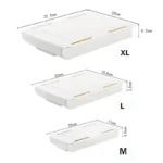 Adhesive Under Desk Drawer Organizer Hidden Table Storage Box Slide Out Tray Simple Sundries Cosmetics Stationery Organizer - Image 6