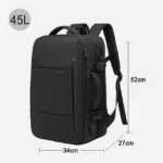 BANGE Expandable Men's Backpack Waterproof 17.3 in Laptop Backpack Man Large Capacity Hiking Travel Bag Male Backpacks for Men - Image 8