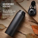 Metal Portable Water Bottle Leakproof Reusable Outdoor Sports Cup for Cycling Hiking Gym Halloween Gift Christmas Gift Travel - Image 2