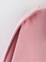 TFMLN Women Suede Bomber Jacket Spring New Fashion Long Sleeve Zipper Oversize Solid Bomber Coat Chic Lady 2025 Streetwear - Image 4