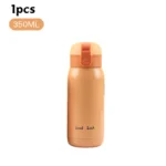 200/350ml Cute Mini Thermos Cup Stainless Steel Thermal Coffee Mug Portable Vacuum Flask Insulated Water Bottle with Button Lid - Image 13