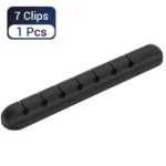Silicone USB Cable Organizer USB Charging Cable Winder Desktop Tidy Management Clips Cable Holder For Mouse earphone Accessories - Image 17